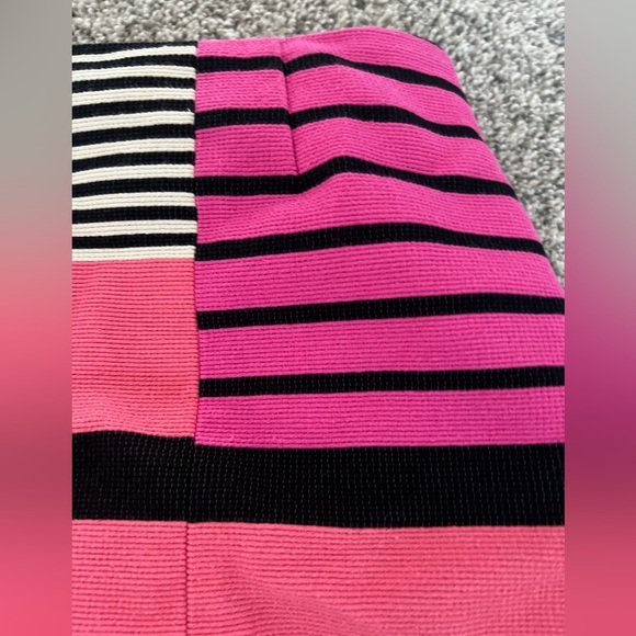Loft Striped Pattern Colorful Cotton Mini Skirt In Size 6P - Picture 5 of 10